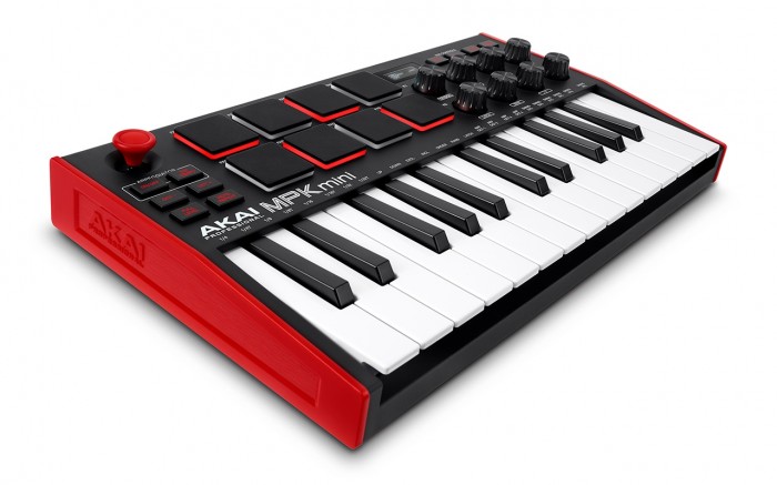 AKAI MPK MINI V3 Compact USB/MIDI Controller 25 mini Keys + MPC Drum Pads