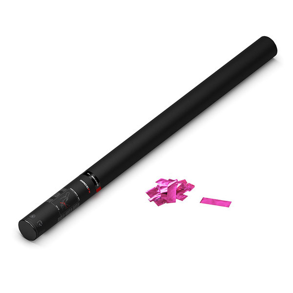 PINK METALLIC HANDHELD CANNON PRO  CONFETTI